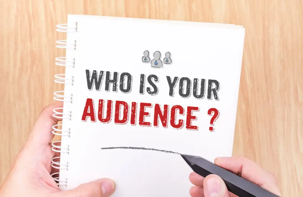 Who is your audience write on a book 