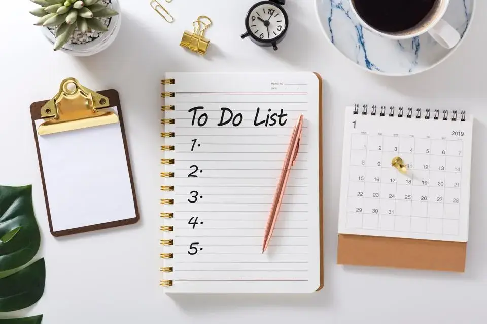 To-do list for schedule your work 